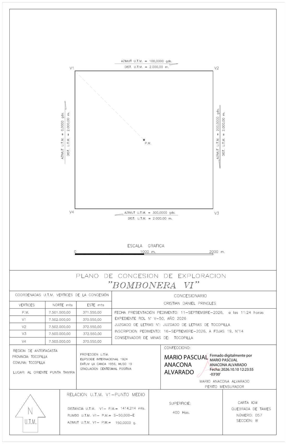 Plano de Bombonera VI