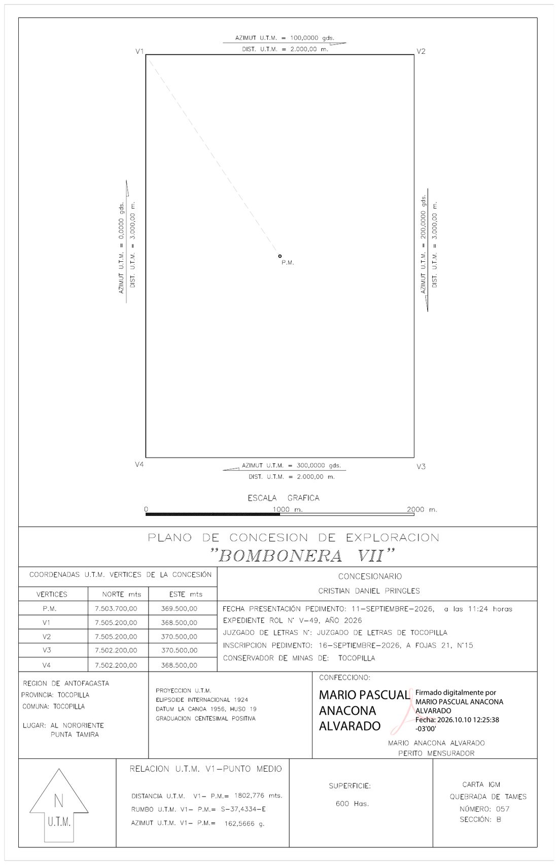 Plano de Bombonera VII
